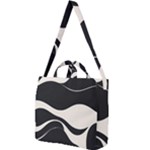 A Minimalist Pattern With Simple Lines And Shapes, Creating A Clean And Modern Aesthetic 06 Square Shoulder Tote Bag