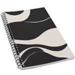 A Minimalist Pattern With Simple Lines And Shapes, Creating A Clean And Modern Aesthetic 06 5.5  x 8.5  Notebook