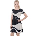 A Minimalist Pattern With Simple Lines And Shapes, Creating A Clean And Modern Aesthetic 06 Cap Sleeve Velour Dress 