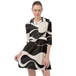 A Minimalist Pattern With Simple Lines And Shapes, Creating A Clean And Modern Aesthetic 06 Mini Skater Shirt Dress