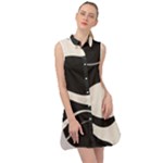 A Minimalist Pattern With Simple Lines And Shapes, Creating A Clean And Modern Aesthetic 06 Sleeveless Shirt Dress