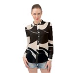 A Minimalist Pattern With Simple Lines And Shapes, Creating A Clean And Modern Aesthetic 06 Long Sleeve Chiffon Shirt