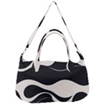 A Minimalist Pattern With Simple Lines And Shapes, Creating A Clean And Modern Aesthetic 06 Removable Strap Handbag