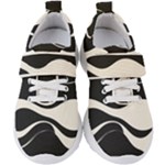 A Minimalist Pattern With Simple Lines And Shapes, Creating A Clean And Modern Aesthetic 06 Kids  Velcro Strap Shoes