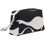 A Minimalist Pattern With Simple Lines And Shapes, Creating A Clean And Modern Aesthetic 06 Wristlet Pouch Bag (Large)