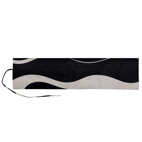 A Minimalist Pattern With Simple Lines And Shapes, Creating A Clean And Modern Aesthetic 06 Roll Up Canvas Pencil Holder (L) from ArtsNow.com