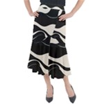 A Minimalist Pattern With Simple Lines And Shapes, Creating A Clean And Modern Aesthetic 06 Midi Mermaid Skirt