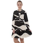 A Minimalist Pattern With Simple Lines And Shapes, Creating A Clean And Modern Aesthetic 06 All Frills Dress