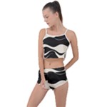 A Minimalist Pattern With Simple Lines And Shapes, Creating A Clean And Modern Aesthetic 06 Summer Cropped Co-Ord Set