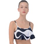 A Minimalist Pattern With Simple Lines And Shapes, Creating A Clean And Modern Aesthetic 06 Frill Bikini Top