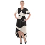 A Minimalist Pattern With Simple Lines And Shapes, Creating A Clean And Modern Aesthetic 06 Front Wrap High Low Dress