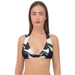 A Minimalist Pattern With Simple Lines And Shapes, Creating A Clean And Modern Aesthetic 06 Double Strap Halter Bikini Top