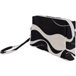 A Minimalist Pattern With Simple Lines And Shapes, Creating A Clean And Modern Aesthetic 06 Wristlet Pouch Bag (Small)