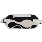 A Minimalist Pattern With Simple Lines And Shapes, Creating A Clean And Modern Aesthetic 06 Rounded Waist Pouch