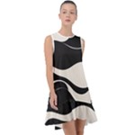 A Minimalist Pattern With Simple Lines And Shapes, Creating A Clean And Modern Aesthetic 06 Frill Swing Dress