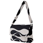 A Minimalist Pattern With Simple Lines And Shapes, Creating A Clean And Modern Aesthetic 06 Full Print Messenger Bag (L)