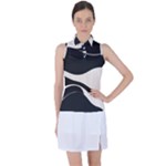 A Minimalist Pattern With Simple Lines And Shapes, Creating A Clean And Modern Aesthetic 06 Women s Sleeveless Polo T-Shirt