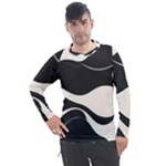 A Minimalist Pattern With Simple Lines And Shapes, Creating A Clean And Modern Aesthetic 06 Men s Pique Long Sleeve T-Shirt