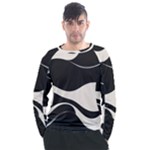 A Minimalist Pattern With Simple Lines And Shapes, Creating A Clean And Modern Aesthetic 06 Men s Long Sleeve Raglan T-Shirt