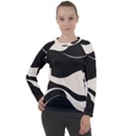 A Minimalist Pattern With Simple Lines And Shapes, Creating A Clean And Modern Aesthetic 06 Women s Long Sleeve Raglan T-Shirt