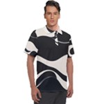 A Minimalist Pattern With Simple Lines And Shapes, Creating A Clean And Modern Aesthetic 06 Men s Polo T-Shirt