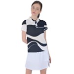 A Minimalist Pattern With Simple Lines And Shapes, Creating A Clean And Modern Aesthetic 06 Women s Polo T-Shirt