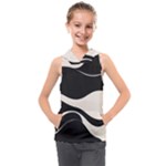 A Minimalist Pattern With Simple Lines And Shapes, Creating A Clean And Modern Aesthetic 06 Kids  Sleeveless Hoodie