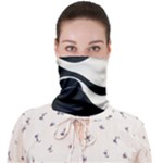 A Minimalist Pattern With Simple Lines And Shapes, Creating A Clean And Modern Aesthetic 06 Face Covering Bandana (Adult)