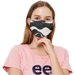 A Minimalist Pattern With Simple Lines And Shapes, Creating A Clean And Modern Aesthetic 06 Fitted Cloth Face Mask (Adult)