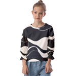 A Minimalist Pattern With Simple Lines And Shapes, Creating A Clean And Modern Aesthetic 06 Kids  Cuff Sleeve Top