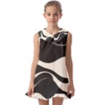 A Minimalist Pattern With Simple Lines And Shapes, Creating A Clean And Modern Aesthetic 06 Kids  Pilgrim Collar Ruffle Hem Dress