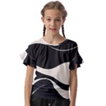 A Minimalist Pattern With Simple Lines And Shapes, Creating A Clean And Modern Aesthetic 06 Kids  Cut Out Flutter Sleeves