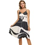 A Minimalist Pattern With Simple Lines And Shapes, Creating A Clean And Modern Aesthetic 06 Sleeveless Tie Front Chiffon Dress