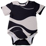 A Minimalist Pattern With Simple Lines And Shapes, Creating A Clean And Modern Aesthetic 06 Baby Short Sleeve Bodysuit