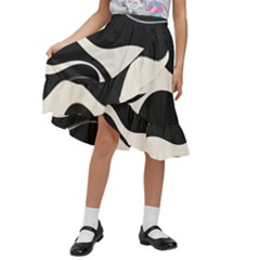 Kids  Ruffle Flared Wrap Midi Skirt 