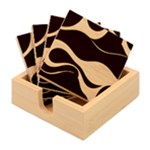 A Minimalist Pattern With Simple Lines And Shapes, Creating A Clean And Modern Aesthetic 06 Bamboo Coaster Set