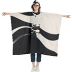 A Minimalist Pattern With Simple Lines And Shapes, Creating A Clean And Modern Aesthetic 06 Women s Hooded Rain Ponchos