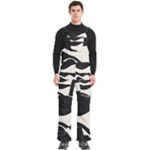 A Minimalist Pattern With Simple Lines And Shapes, Creating A Clean And Modern Aesthetic 06 Men s Side Zip Front Pouch Ski And Snowboard Bib Pants	