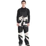 A Minimalist Pattern With Simple Lines And Shapes, Creating A Clean And Modern Aesthetic 06 Men s Front Zip Ski And Snowboard Bib Pants