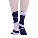 A Minimalist Pattern With Simple Lines And Shapes, Creating A Clean And Modern Aesthetic 06 Smooth Crew Length Tube Socks