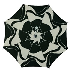 A Minimalist Pattern With Simple Lines And Shapes, Creating A Clean And Modern Aesthetic 06 Automatic Folding Umbrella with Case (Medium) from ArtsNow.com