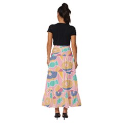 Tiered Ruffle Maxi Skirt 