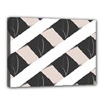 A Minimalist Pattern With Simple Lines And Shapes, Creating A Clean And Modern Aesthetic 07 Canvas 16  x 12  (Stretched)