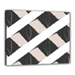 A Minimalist Pattern With Simple Lines And Shapes, Creating A Clean And Modern Aesthetic 07 Canvas 20  x 16  (Stretched)