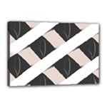 A Minimalist Pattern With Simple Lines And Shapes, Creating A Clean And Modern Aesthetic 07 Canvas 18  x 12  (Stretched)