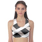 A Minimalist Pattern With Simple Lines And Shapes, Creating A Clean And Modern Aesthetic 07 Fitness Sports Bra