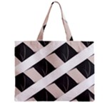 A Minimalist Pattern With Simple Lines And Shapes, Creating A Clean And Modern Aesthetic 07 Zipper Mini Tote Bag