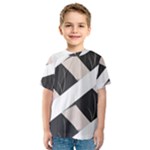 A Minimalist Pattern With Simple Lines And Shapes, Creating A Clean And Modern Aesthetic 07 Kids  Sport Mesh T-Shirt