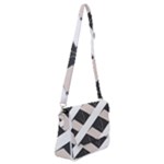 A Minimalist Pattern With Simple Lines And Shapes, Creating A Clean And Modern Aesthetic 07 Shoulder Bag with Back Zipper