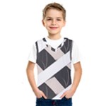 A Minimalist Pattern With Simple Lines And Shapes, Creating A Clean And Modern Aesthetic 07 Kids  Basketball Tank Top